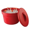 Bel-Art Magic Touch 2 High Performance Red Ice Bucket; 2.5 Liter With Lid